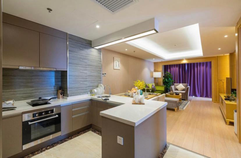 Ariva Tianjin Zhongbei Hotel & Serviced Apartment Bagian luar foto