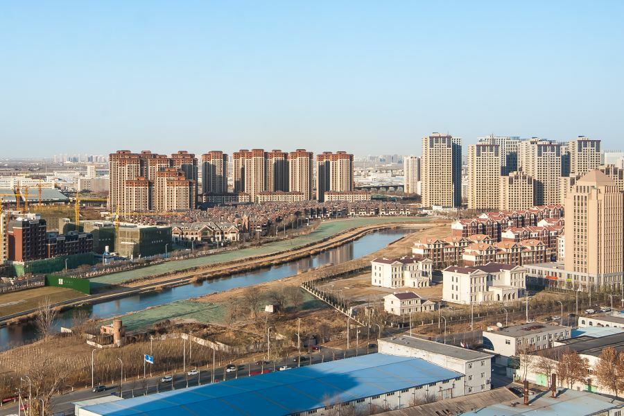 Ariva Tianjin Zhongbei Hotel & Serviced Apartment Bagian luar foto